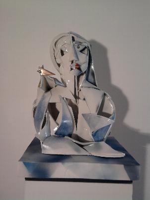 Dame mit Hermelin