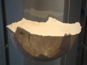 Schale aus Porzellanpapier